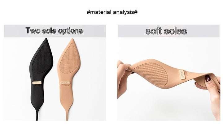 Noir Flame | Patent Gradient Pointed-Toe Stiletto Heels