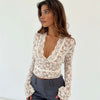 Lace Bottom Shirt-Women's Fashionable Lace Bottoming Shirt Top