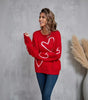 Women's Valentine's Day Heart Sweater