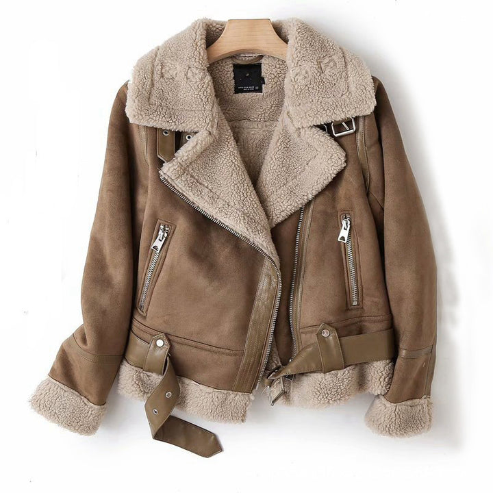 The Valkyrie Suede Moto Jacket