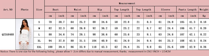 The Riviera Lace Three-Piece Set