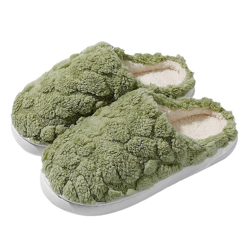 Women's Warm Plush Non Slip Cotton Slippers