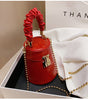 Niche stone pattern wild girl chain single shoulder messenger bag