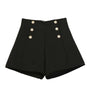 Double Breasted Shorts Female High Waist Casual Shorts