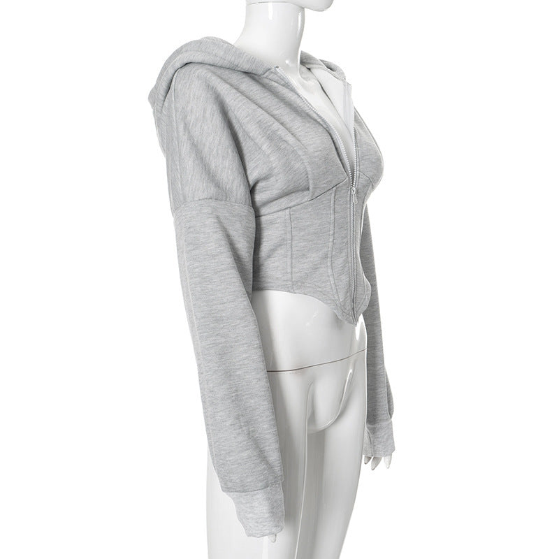 Women's Zipper Cardigan Hoodie Jacket