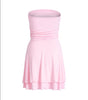 Y2K Tube-top Short Dress Summer Sexy Pleated Tight Dresses For Womens Clothing