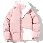 Couples Winter Plush Coat – Thick Warm Jacket with Pockets for Men & Women