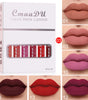 6 Boxes Of Matte Non-stick Cup Waterproof Lipstick Long Lasting Lip Gloss