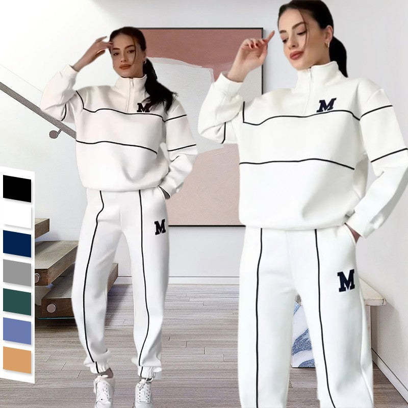 Women’s Lounge Set – Sweatshirt & Baggy Sweatpants