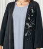 3803 Middle East Arab In Stock Applique Cardigan Skirt