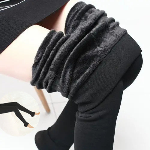 Winter Warm Fleece Leggings - Thick, Stretchy, Plus Velvet Skinny Fit