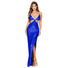 Summer Women's Clothing Split Backless Hollow Dress