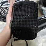 Stylish Shiny Rhinestone Crossbody Bag