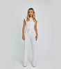 Elegant Sleeveless V-Neck Wide-Leg Jumpsuit