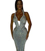 Sexy Sequined Banquet Handmade Dress Sheath Trailing Evening Dress