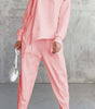 Women's Round Neck Loose And Irregular Long-sleeve Sweater Set