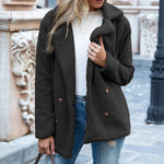 Fluffy Lapel Winter Coat