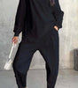 Women's Round Neck Loose And Irregular Long-sleeve Sweater Set