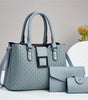 Three-Piece Textured Women's Crossbody Bag Set