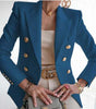 Women's New Solid Color Fashion Casual Suit Short Jacket
