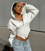 Women's Zipper Cardigan Hoodie Jacket
