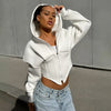 Women's Zipper Cardigan Hoodie Jacket