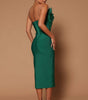 Tube Top Feather Stretch Slim Fit Bandage One-piece Dress