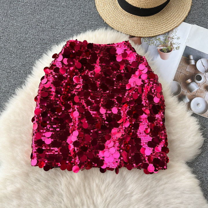 The Spotlight Socialite Sequin Skirt
