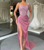 New Green Sequins Long Sleeveless Fashion One-piece Long Evening Dress