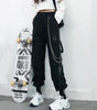 Women Cargo Pants Harem Pants Fashion Punk Pockets Jogger