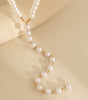 Retro Round Beads Chain Beaded Simple Tassel Long Necklace