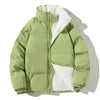 Couples Winter Plush Coat – Thick Warm Jacket with Pockets for Men & Women