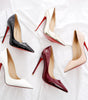 12cm high heels pointed toe stiletto shoes