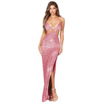 Summer Women's Clothing Split Backless Hollow Dress