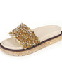 Rhinestone slippers