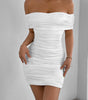 Off-shoulder Fashion Skinny Sheath Dress
