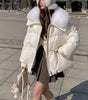 Women's Short Fur Collar Padded Winter Jacket