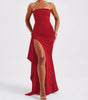 Strapless Pleated Maxi Dress - Summer Bridesmaid