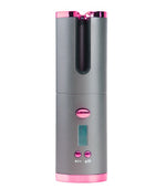 Rechargeable Automatic Hair Curler | Portable Ceramic Rotating Styler | LCD Display