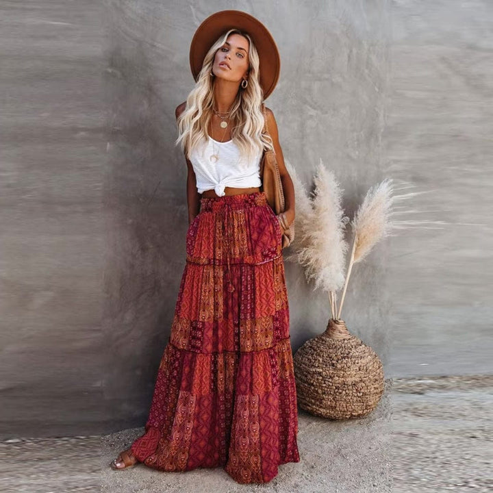 Zara Tiered Maxi Skirt