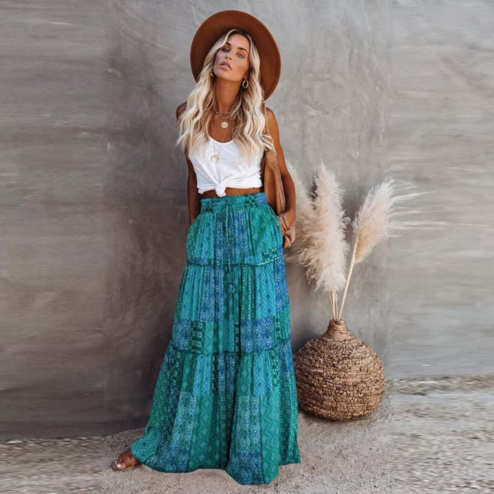 Zara Tiered Maxi Skirt
