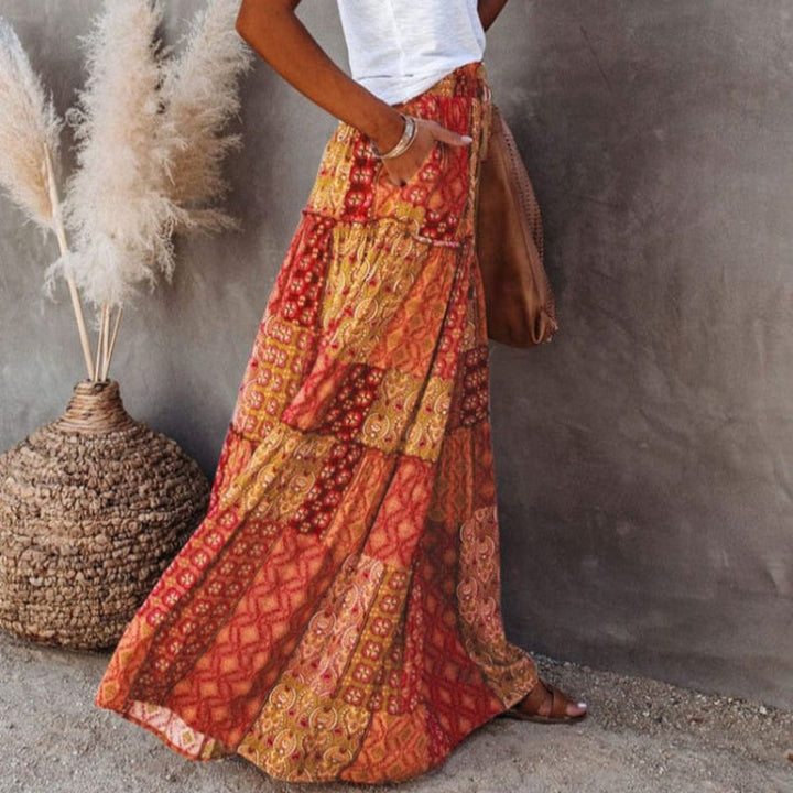 Zara Tiered Maxi Skirt