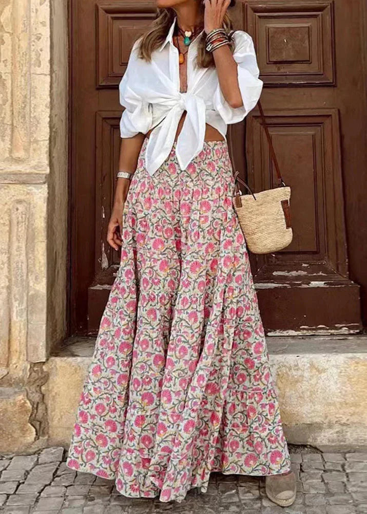 Aurora Floral Maxi Skirt