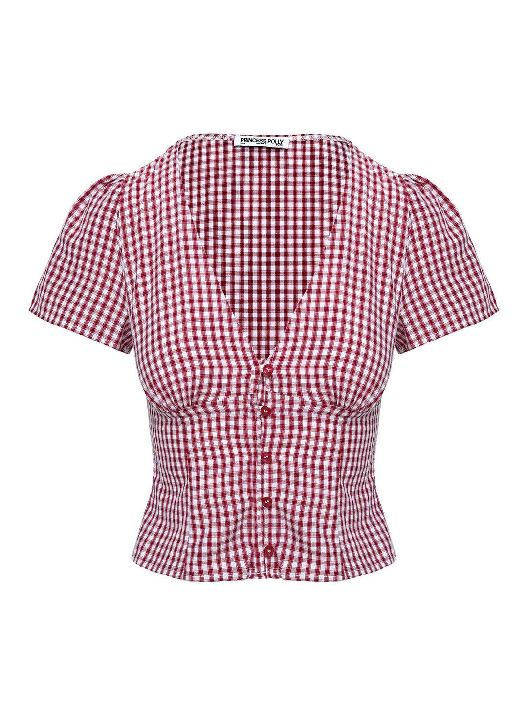 Valeria Gingham Crop Top