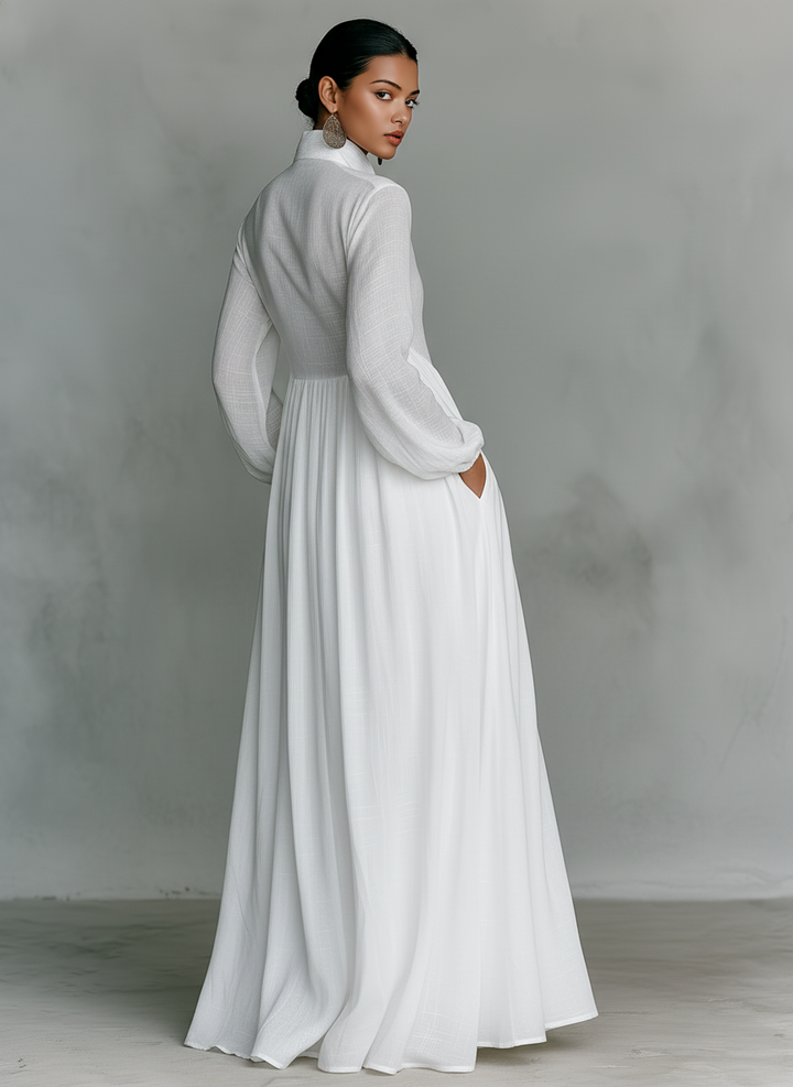 Sienna Linen Maxi Dress