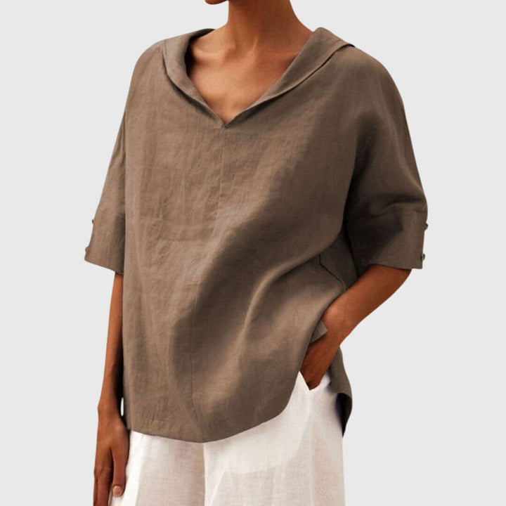 Mia | Chic Casual Loose-Fit Blouse for Women 2