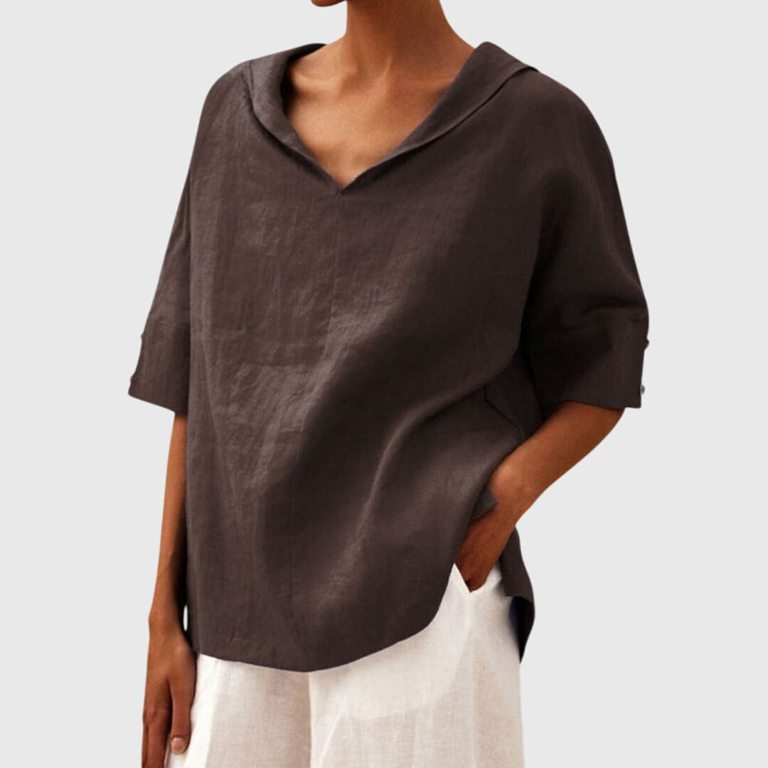Mia | Chic Casual Loose-Fit Blouse for Women 3