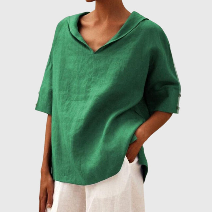 Mia | Chic Casual Loose-Fit Blouse for Women 4