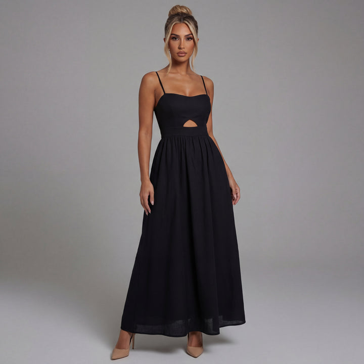 Lydia | Sleeveless Cutout Maxi Dress