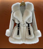 Elegant Big Fur Collar Fur Fur Coat For Women